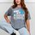 Moving Up To Middle School Graduation T-Shirt Mineral Wash Tshirts Mineral Gray