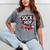 Nostalgia 1950s Sock Hop Dance Mineral Wash Tshirts Mineral Gray