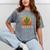 Not A Hugger Cactus Retro Sunset No Hugging Introvert Mineral Wash Tshirts Mineral Gray