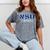 NSU No Such University High School Graduation Mineral Wash Tshirts Mineral Gray