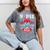 Nurse Live Love Heal Graduation Appreciation Valentines Day Mineral Wash Tshirts Mineral Gray