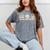 Old School Music Evolution Tape CD Retro Nostalgia Mineral Wash Tshirts Mineral Gray