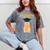 Orange Tabby Cat Graduation Distressed Shirt For Grads For Men Women Girls Kids Mineral Wash Tshirts Mineral Gray