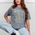 Be Patient With Me I'm From The 1900s Skeleton Women Mineral Wash Tshirts Mineral Gray