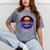 Be Patient With Me I'm From The 1900s Synthwave Premium Mineral Wash Tshirts Mineral Gray