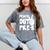 Peace Out Pre-K Great Class Of 2019 Graduation T-Shirt Mineral Wash Tshirts Mineral Gray