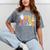 Peace Out Third 3rd Grade Graduation Graduate Class Of 2025 Mineral Wash Tshirts Mineral Gray
