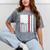 PhD Survivor Graduation American Flag Shirt Degree Tee Women Kids Men Mineral Wash Tshirts Mineral Gray