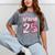 Pink Coquette Bow Senior 2025 Back To School Graduation Girl Mineral Wash Tshirts Mineral Gray