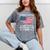 Please Be Patient With Me I'm From The 1900s American Flag Mineral Wash Tshirts Mineral Gray