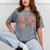 Please Be Patient With Me I'm From The 1900s Boho Saying Mineral Wash Tshirts Mineral Gray