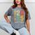 Pre-K Grad 2025 Pre-K Kids Prek Graduation Mineral Wash Tshirts Mineral Gray