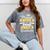 Proud Abuela Class Of 2023 PHD Graduate Doctorate Graduation Mineral Wash Tshirts Mineral Gray
