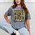 Proud Aunt Of A 2023 Graduate Family Matching Graduation Mineral Wash Tshirts Mineral Gray