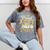 Proud Aunt Of a Class Of 2026 Graduate Senior Graduation Mineral Wash Tshirts Mineral Gray