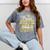 Proud Auntie Of A Class Of 2025 Graduate Senior Graduation Mineral Wash Tshirts Mineral Gray