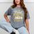 Proud Auntie Of a Class Of 2026 Graduate Senior Graduation Mineral Wash Tshirts Mineral Gray