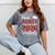 Proud Aunty Of a Class Of 2026 Graduate Senior Graduation Mineral Wash Tshirts Mineral Gray
