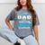 Proud Dad Of 2023 Class Master Graduate Family Graduation Mineral Wash Tshirts Mineral Gray
