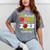 Proud Dad Of 2023 Pre K Graduate Graduation Mineral Wash Tshirts Mineral Gray