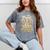 Proud Dad Of a Class Of 2025 Graduate Senior Graduation Mineral Wash Tshirts Mineral Gray