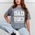 Proud Dad Graduation Senior 23 Grad Class Of 2023 Mineral Wash Tshirts Mineral Gray