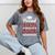 Proud Grandma Of A 2026 Graduate Class Of Graduation Mineral Wash Tshirts Mineral Gray