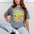 Proud Grandma Of A 2026 Senior Softball Graduation Matching Mineral Wash Tshirts Mineral Gray