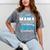 Proud Mama Of 5th Grade Graduate 2024 Elementary Graduation Mineral Wash Tshirts Mineral Gray