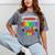 Proud MAWMAW Of Awesome Kindergarten Pre-K Graduation 2025 Mineral Wash Tshirts Mineral Gray
