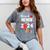 Proud MEMAW Of 2024 Pre-K Graduation Graduate Senior 2024 Mineral Wash Tshirts Mineral Gray