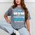 Proud Mom Of Kindergarten Graduate 2023 Graduation Mom Mineral Wash Tshirts Mineral Gray