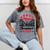 Proud Mom Of a Lacrosse Senior 2022 Graduation Mineral Wash Tshirts Mineral Gray