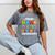 Proud NANA Of a 2025 Kindergarten Graduate Graduation Mineral Wash Tshirts Mineral Gray