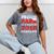 Proud Papa Of A Class Of 2018 Graduate Shirt Graduation Mineral Wash Tshirts Mineral Gray