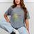 Proud Queen College Graduation Mineral Wash Tshirts Mineral Gray