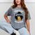 Proud Queen PhD Doctorate Degree Graduation Woman Girl Mineral Wash Tshirts Mineral Gray