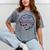 Proud Sister Queen Graduation Shirt African American Mineral Wash Tshirts Mineral Gray