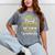 Proud Sister Of Two 2025 Graduates Graduation Family Mineral Wash Tshirts Mineral Gray