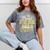 Proud Step Mom Of A Class Of 2025 Graduate Senior Graduation Mineral Wash Tshirts Mineral Gray