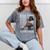 Queen Masters Degree Graduation Educated Melanin Grad Mineral Wash Tshirts Mineral Gray