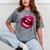 Rainbow Lips With a Cherry In The Mouth 80s Nostalgia Premium Tri-Blend Mineral Wash Tshirts Mineral Gray Rainbow Lips With a Cherry In The Mouth 80s Nostalgia Premium Tri-Blend Mineral Wash Tshirts Mineral Gray