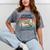 Retro Cassette Case 70s Vintage Music Analog Nostalgia Mineral Wash Tshirts Mineral Gray