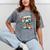 Retro Old Cassette Tape Cartoon With Walker Nostalgia Mineral Wash Tshirts Mineral Gray
