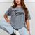 That Says Senior Cursive Script Graduation Mineral Wash Tshirts Mineral Gray