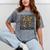 Senior 2021 Grad Class Of 2021 Graduation Leopard Cheetah Mineral Wash Tshirts Mineral Gray