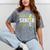 Senior 2025 Softball Class Of 2025 Graduation Mineral Wash Tshirts Mineral Gray