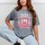 Senior 2026 Class Of 26 Coquette Pink Bow Graduation Cousin Mineral Wash Tshirts Mineral Gray
