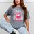 Senior 2026 Class Of 26 Coquette Pink Bow Graduation Sister Mineral Wash Tshirts Mineral Gray