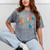 Senior 2026 Class Of 2026 Retro Groovy Graduation Grad Women Mineral Wash Tshirts Mineral Gray